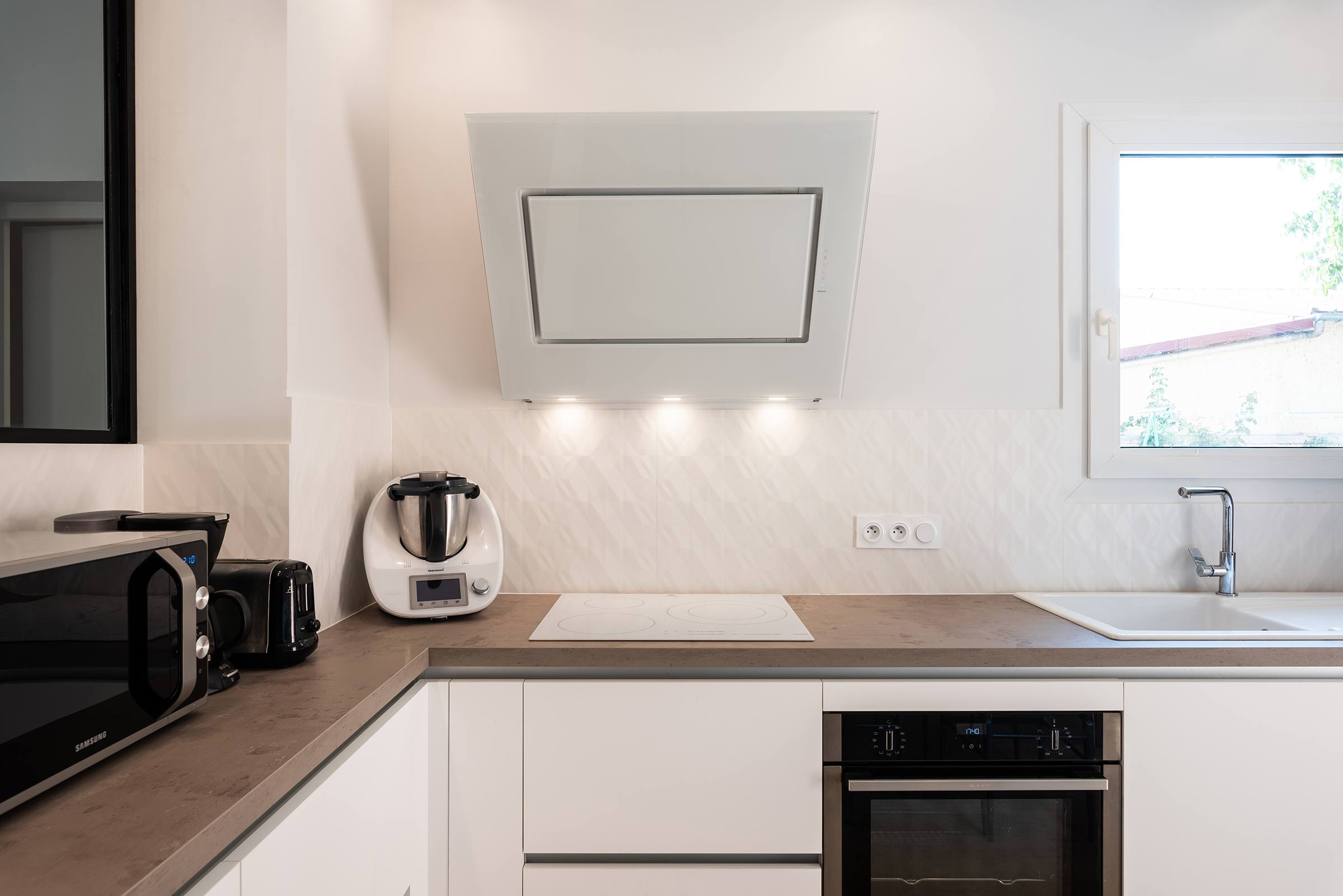 Rénovation d'une cuisine et verrière à Toussieux